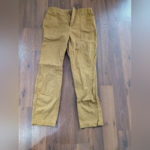 Old Navy Women's Chino Pants in Mustard Yellow